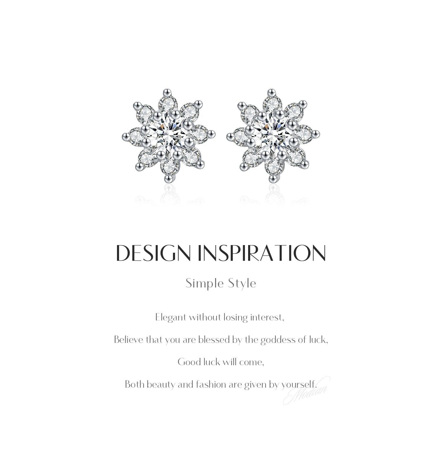 VVS1 D Color Moissanite Stud Earrings