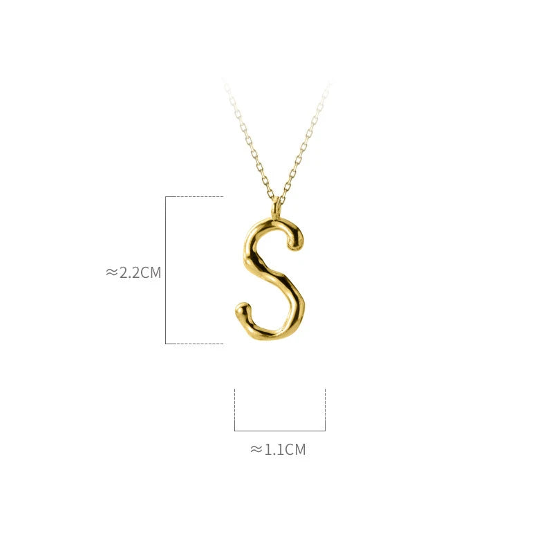 Simple 26 Letters Chain Necklace