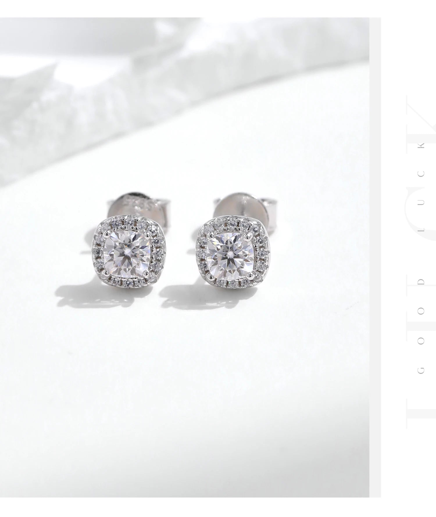 Moissanite Stud Earrings
