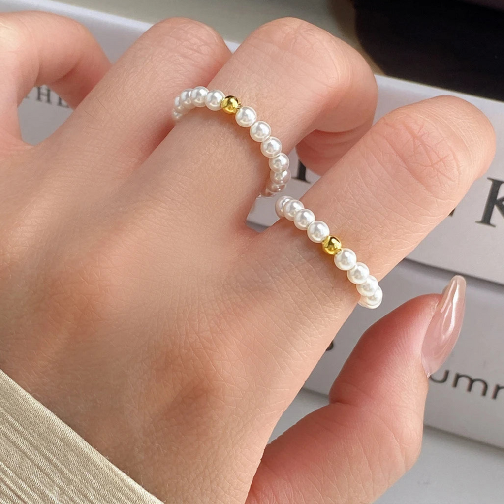 Shell Pearl Ring