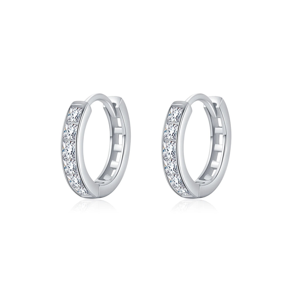 Square Clear Earings