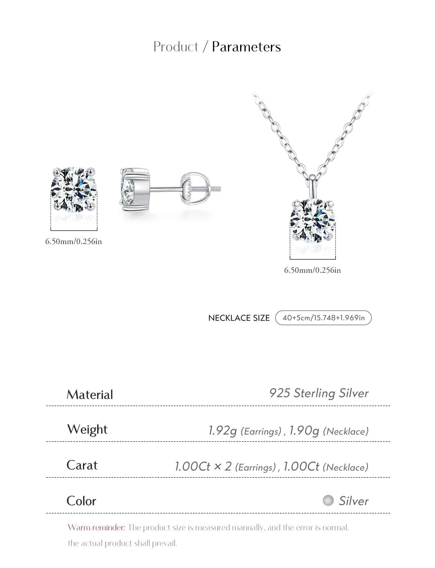 Conjunto Moissanite