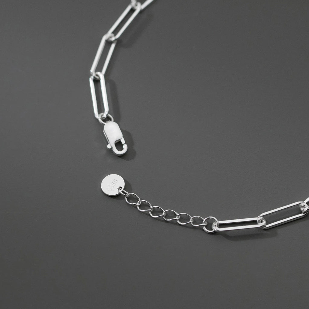 Silver Simple Hollow Out Bracelet