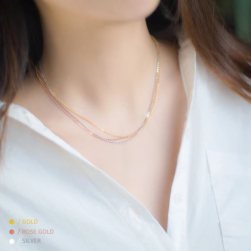 Collier simple 3 couleurs 
