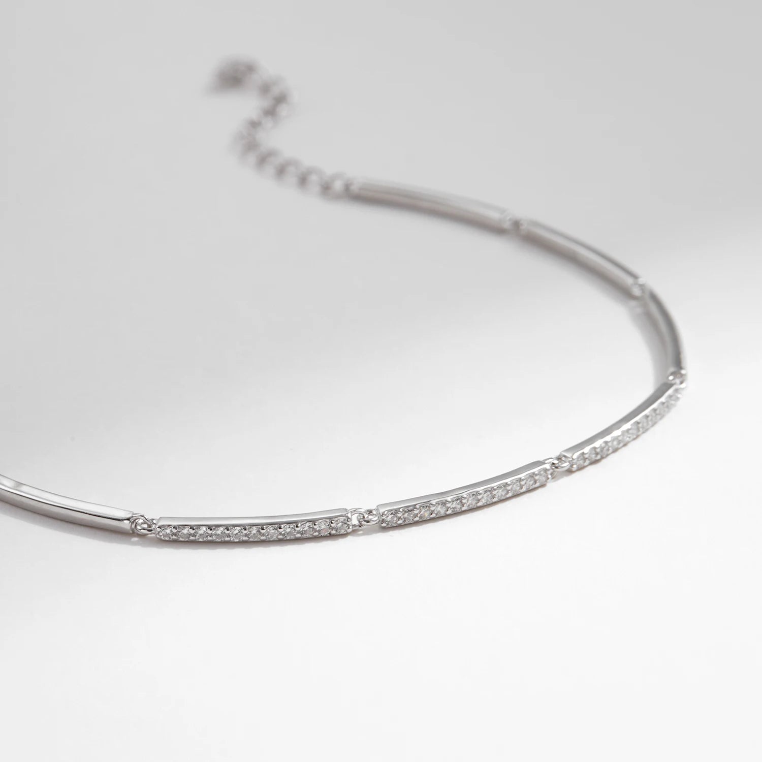 White Gold Plated Bracelet