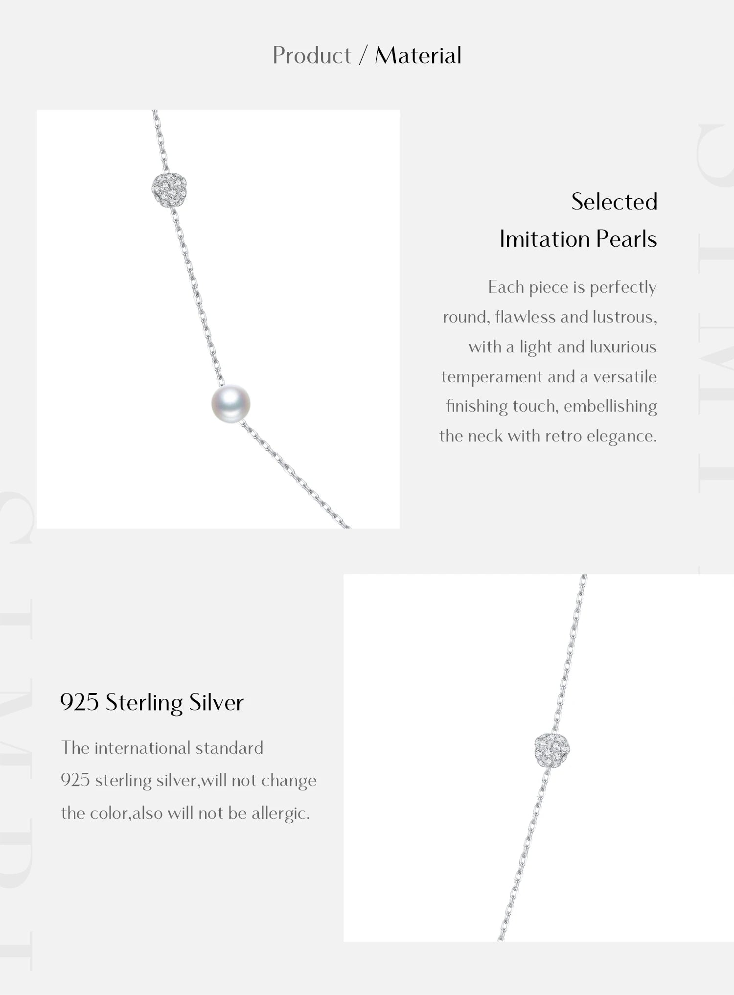 Beads &Pearl Chain Necklaces