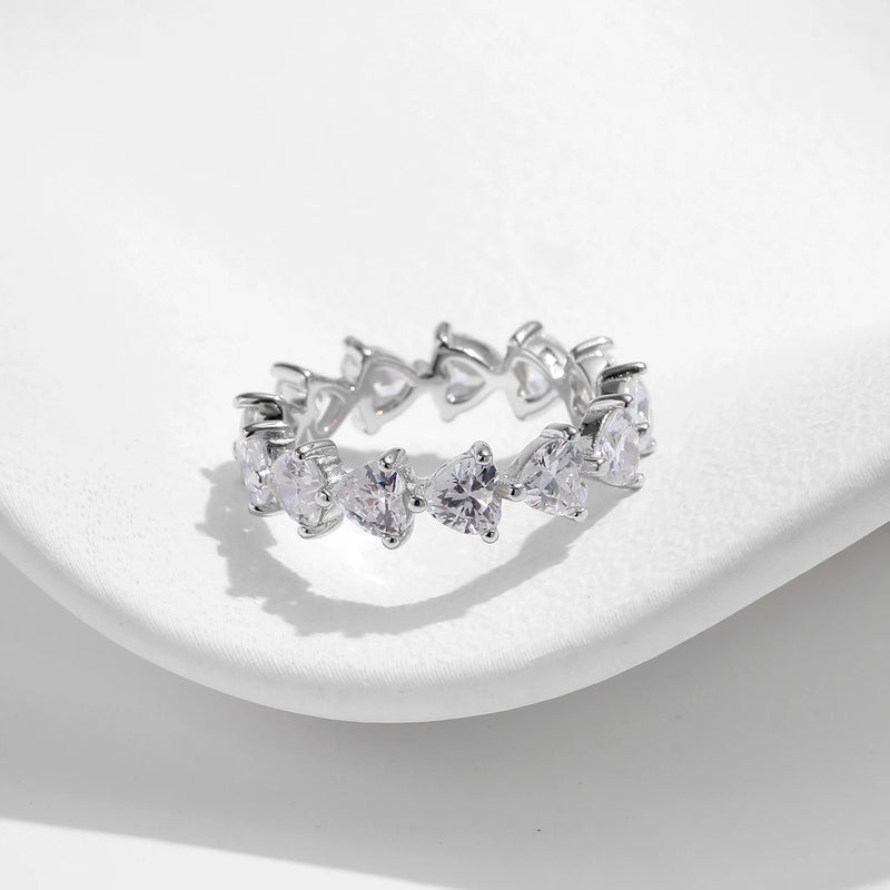 Romantic Heart Rings