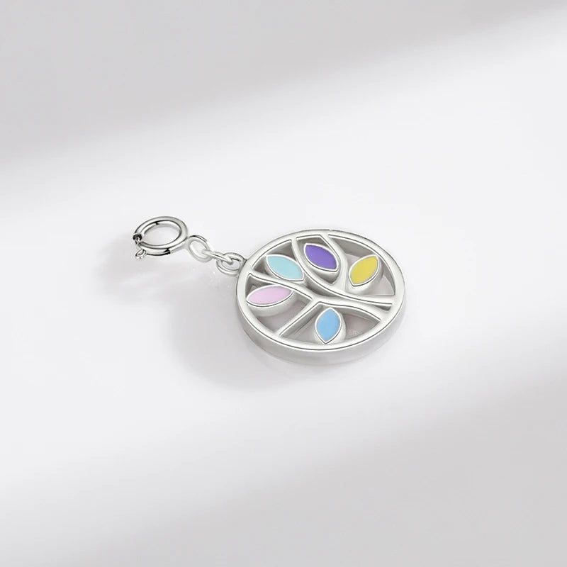 Rainbow Enamel Pendant