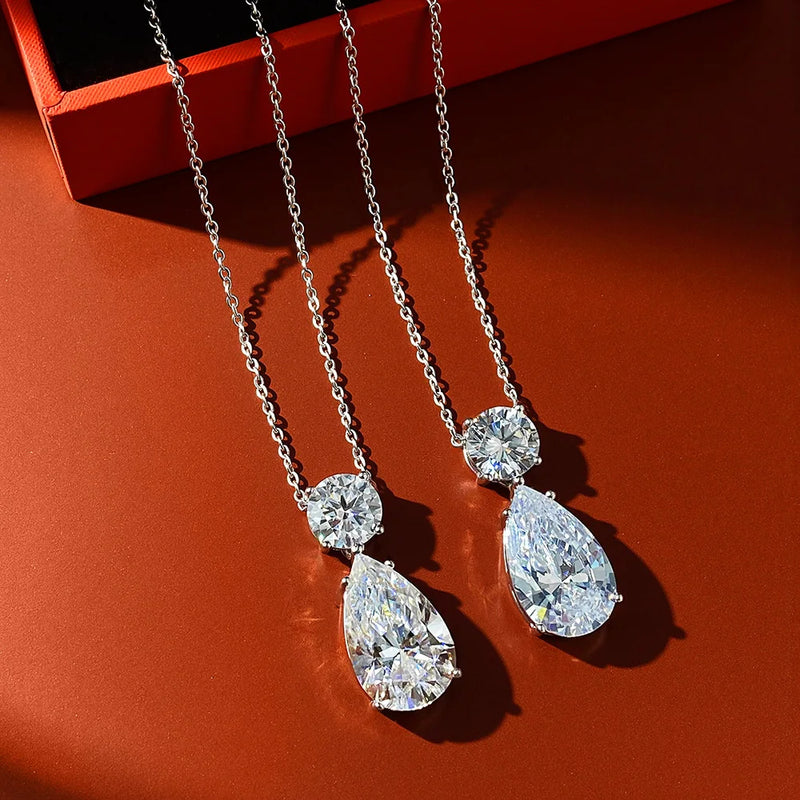 8CT Moissanite Diamond Pendant
