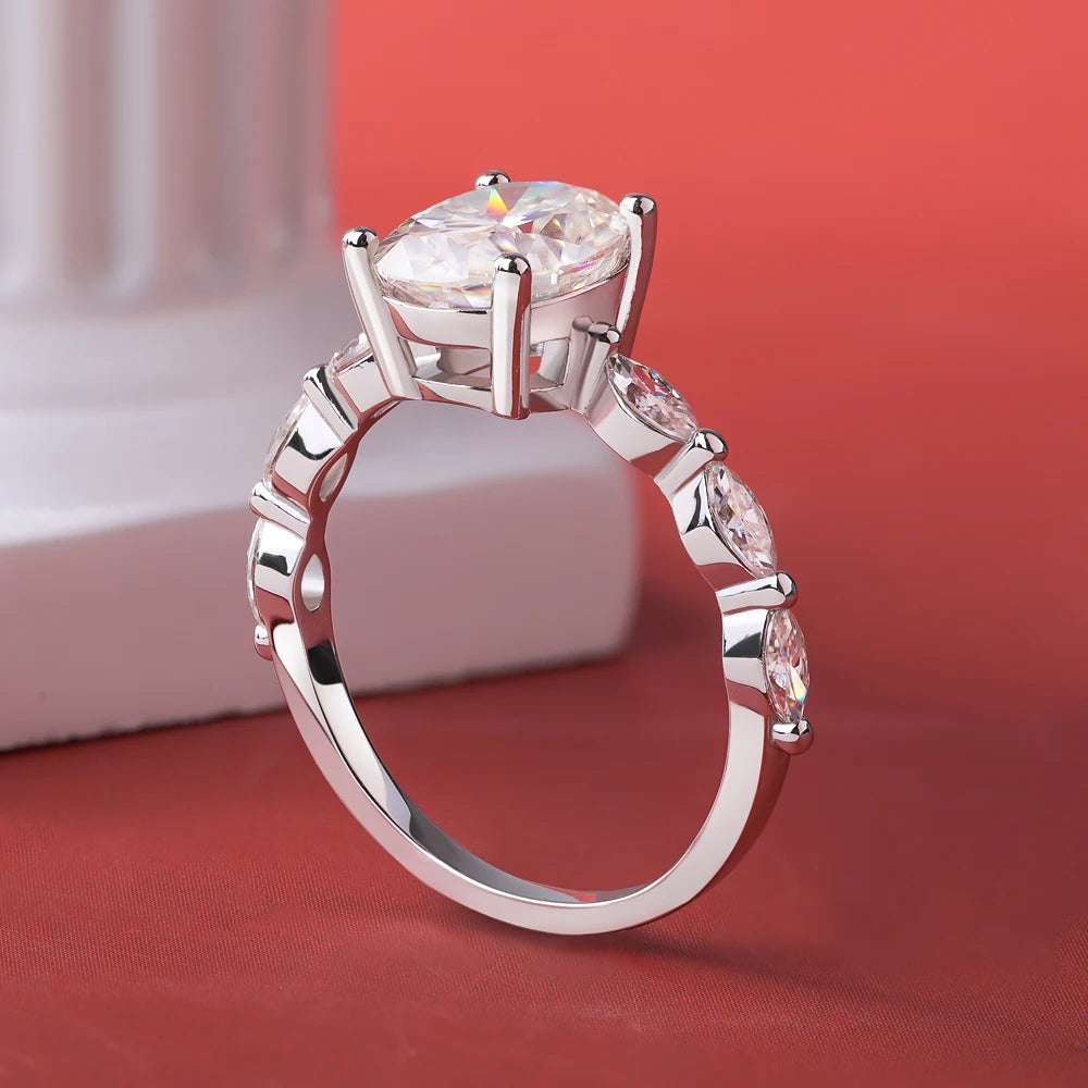 Moissanite Ring - Athena Ring