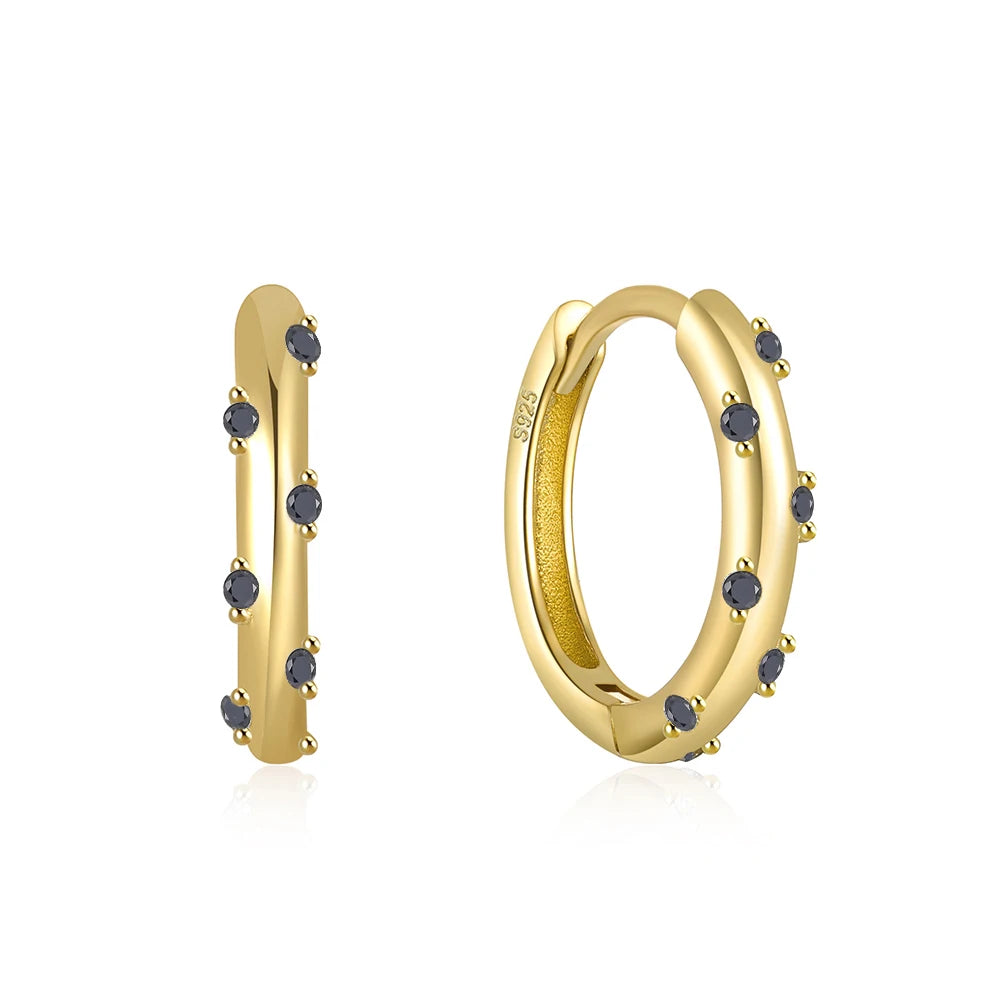 Glossy Hoop Earrings