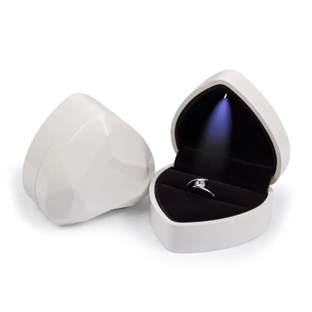 1 Pcs LED Jewelry Ring Box