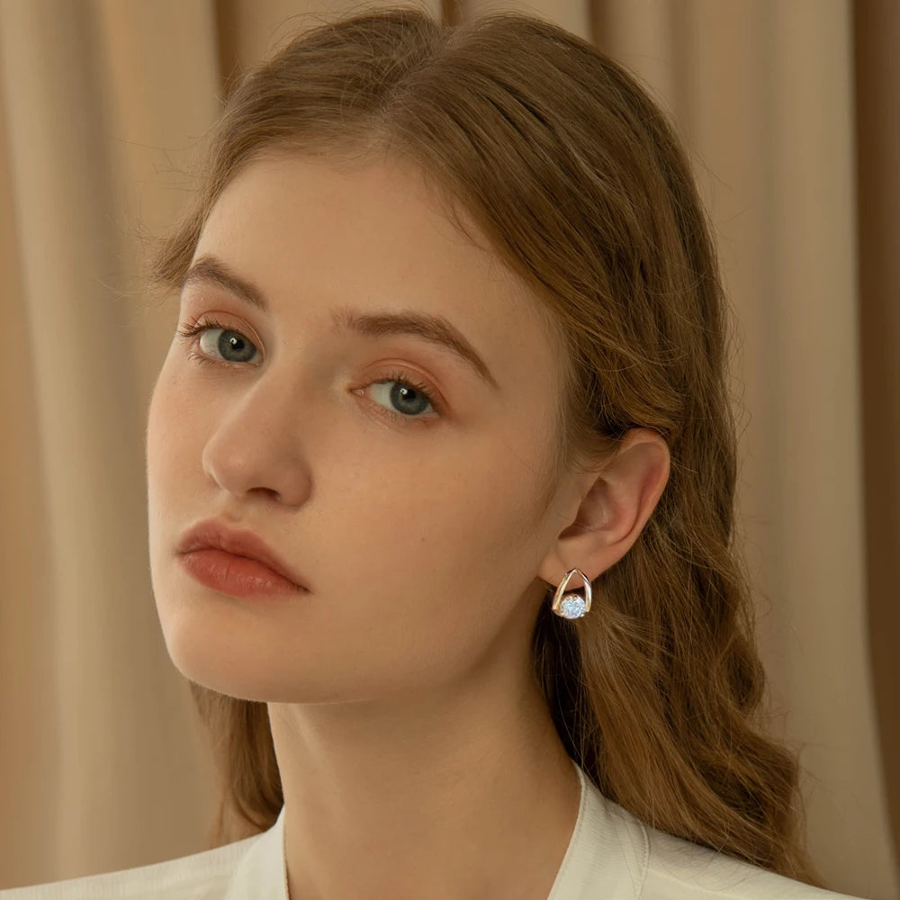 0.5/1 Carat Moissanite Earrings