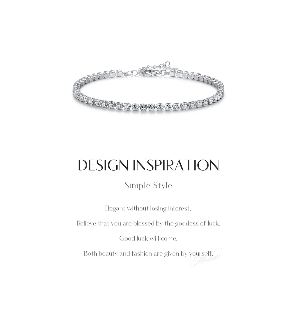 Tennis Bracelet with Zirconias