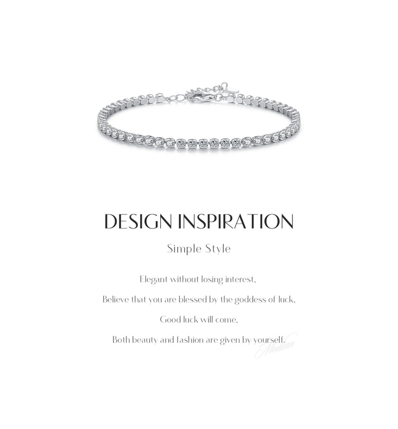 Tennis Bracelet with Zirconias