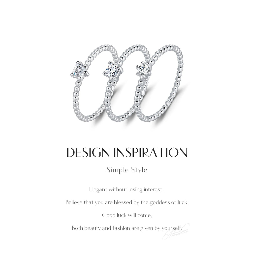 Geometric Shaped Moissanite Ring