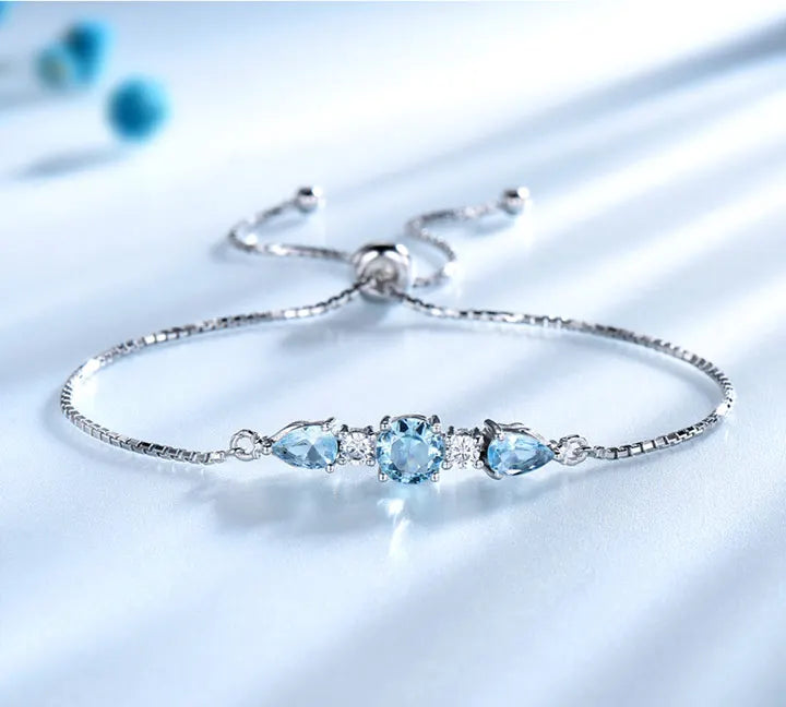 Nano Blue Topaz Bracelet