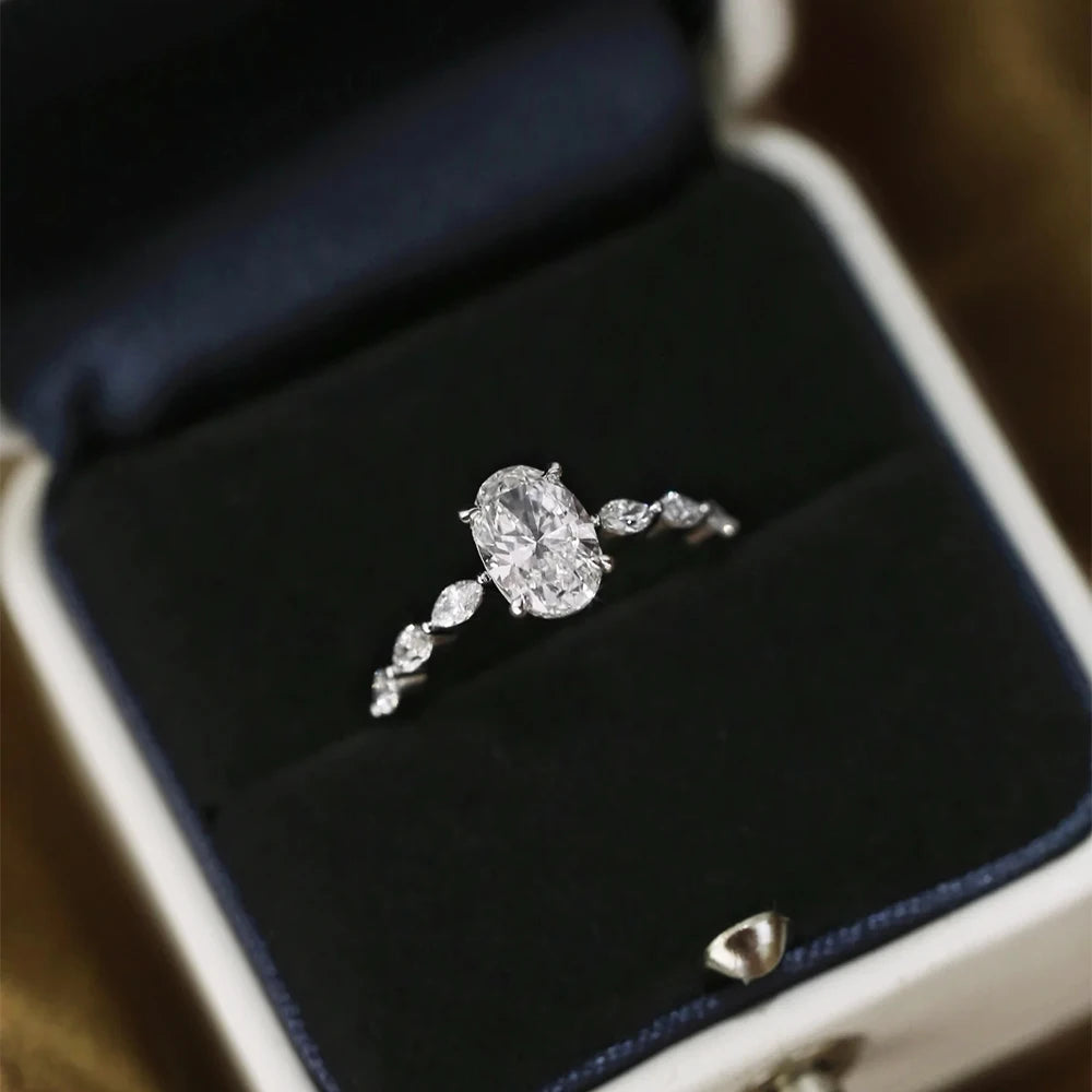 Moissanite Ring - Athena Ring