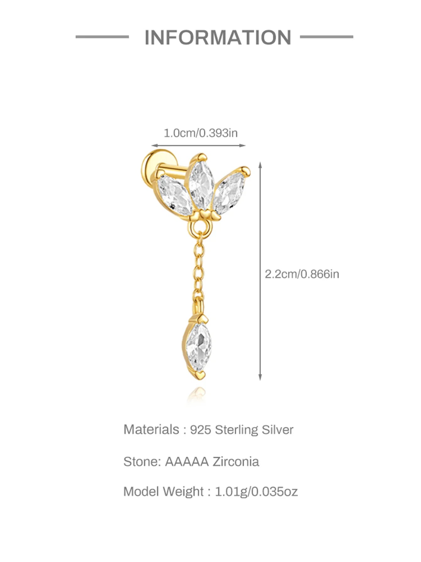 Gold Piercings