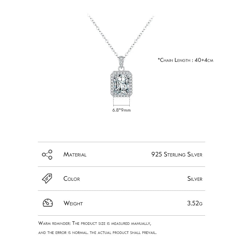 Cut 5A Zirconia Sparkling  Necklace