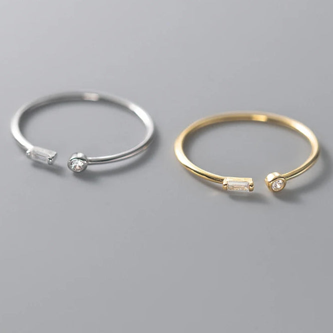 Silver Simple Thin Ring