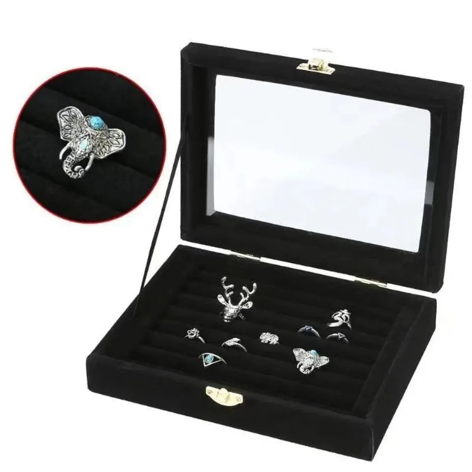Velvet Rrings Box