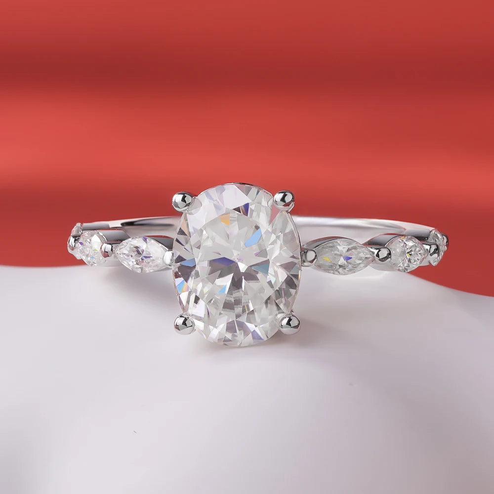 Moissanite Ring - Athena Ring