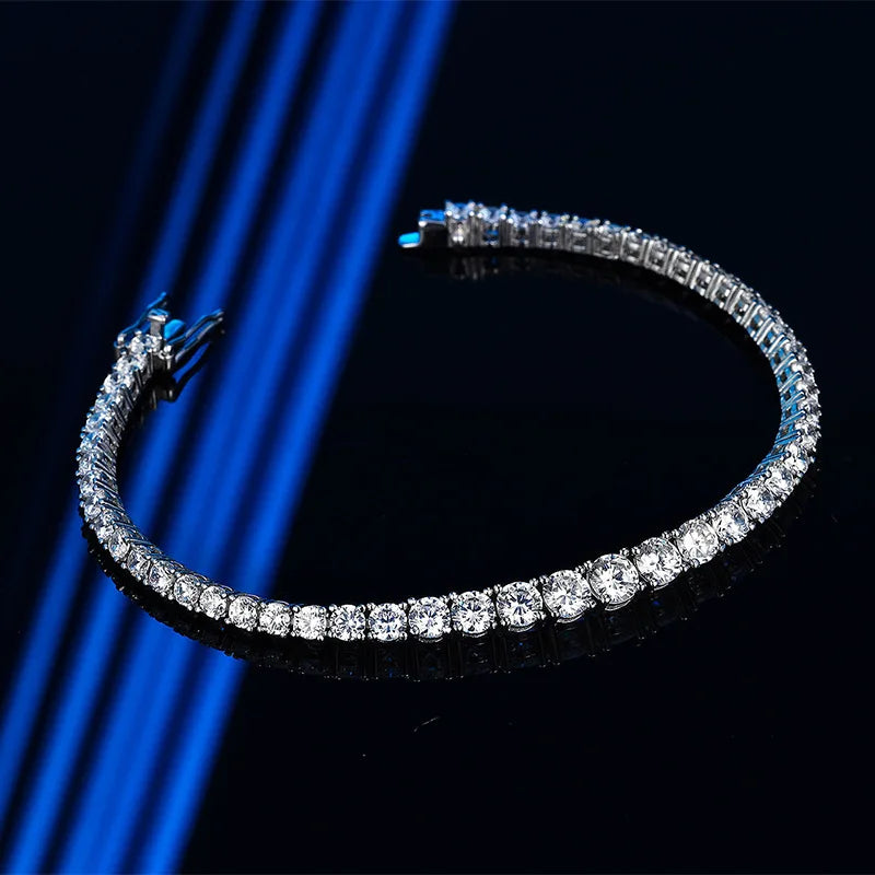 Gradient Moissanite Tennis Bracelet
