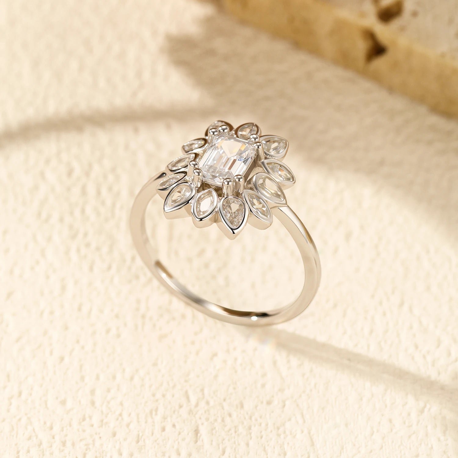 Flower Cocktail Rings