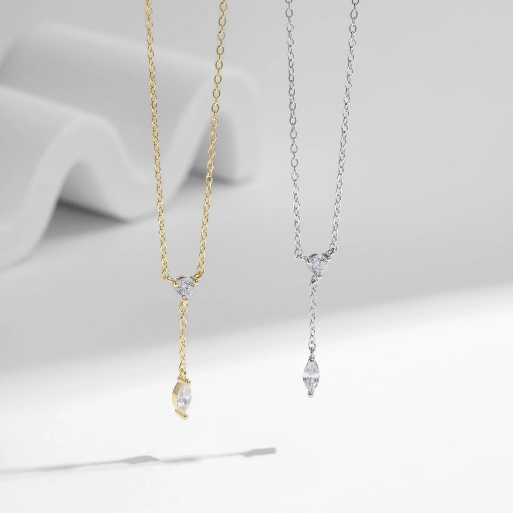 Pendentif rond et rhombique en forme de Y 