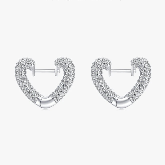 Hearts Ear Buckles