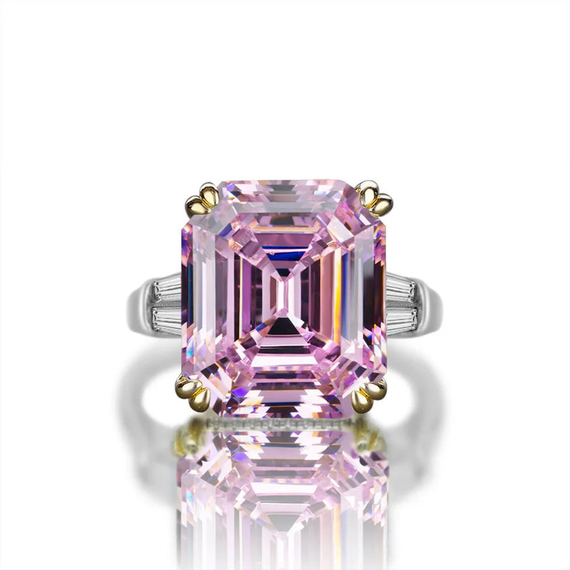 Square Moissanite Ring