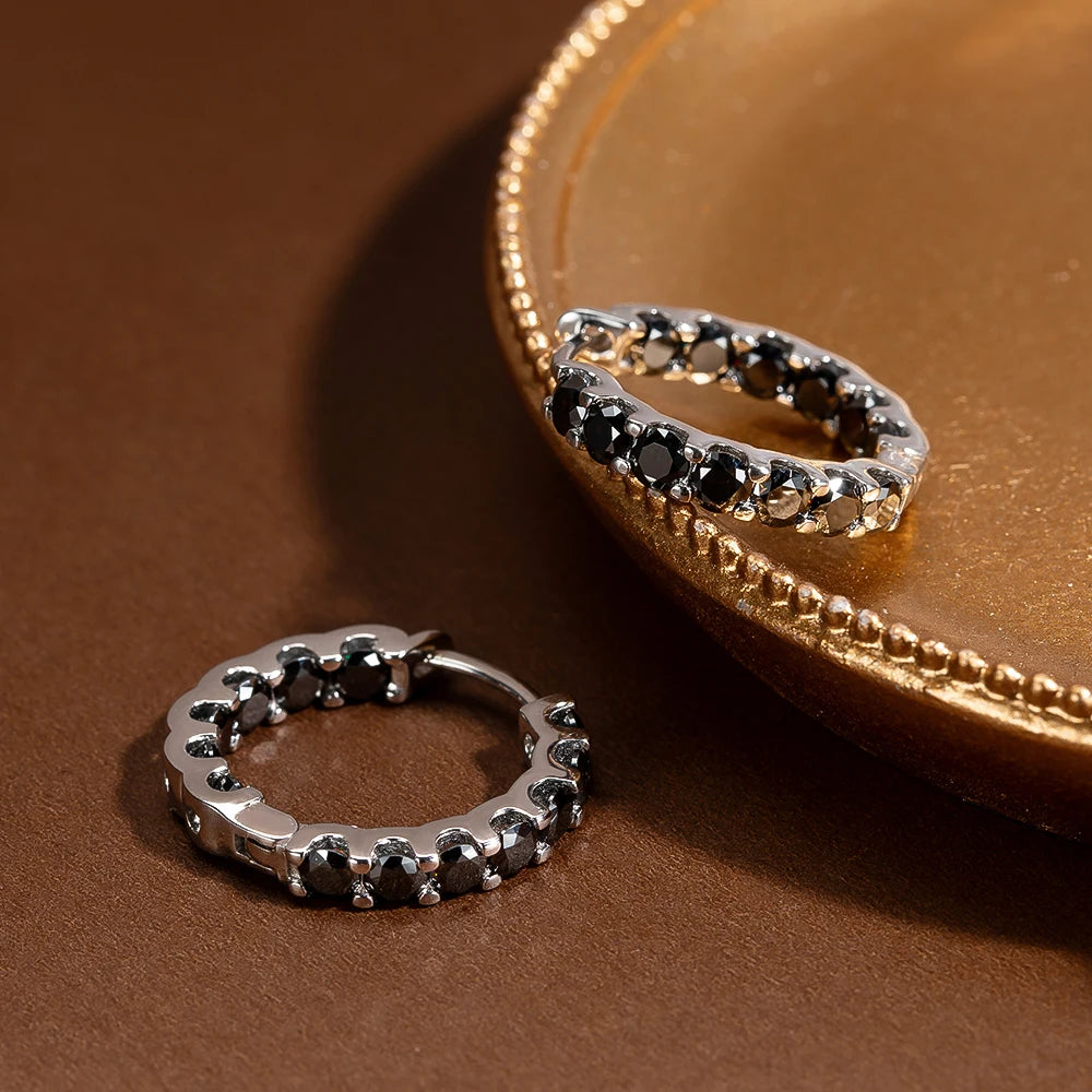 2.6ct Moissanite Earring Hoops