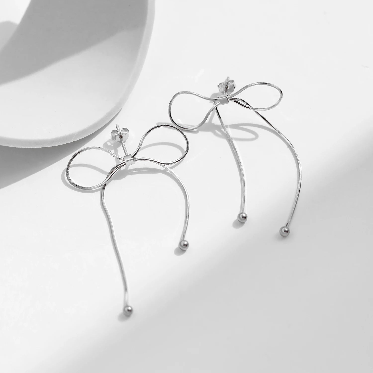 Bowknot Stud Earrings - Valentine's Day
