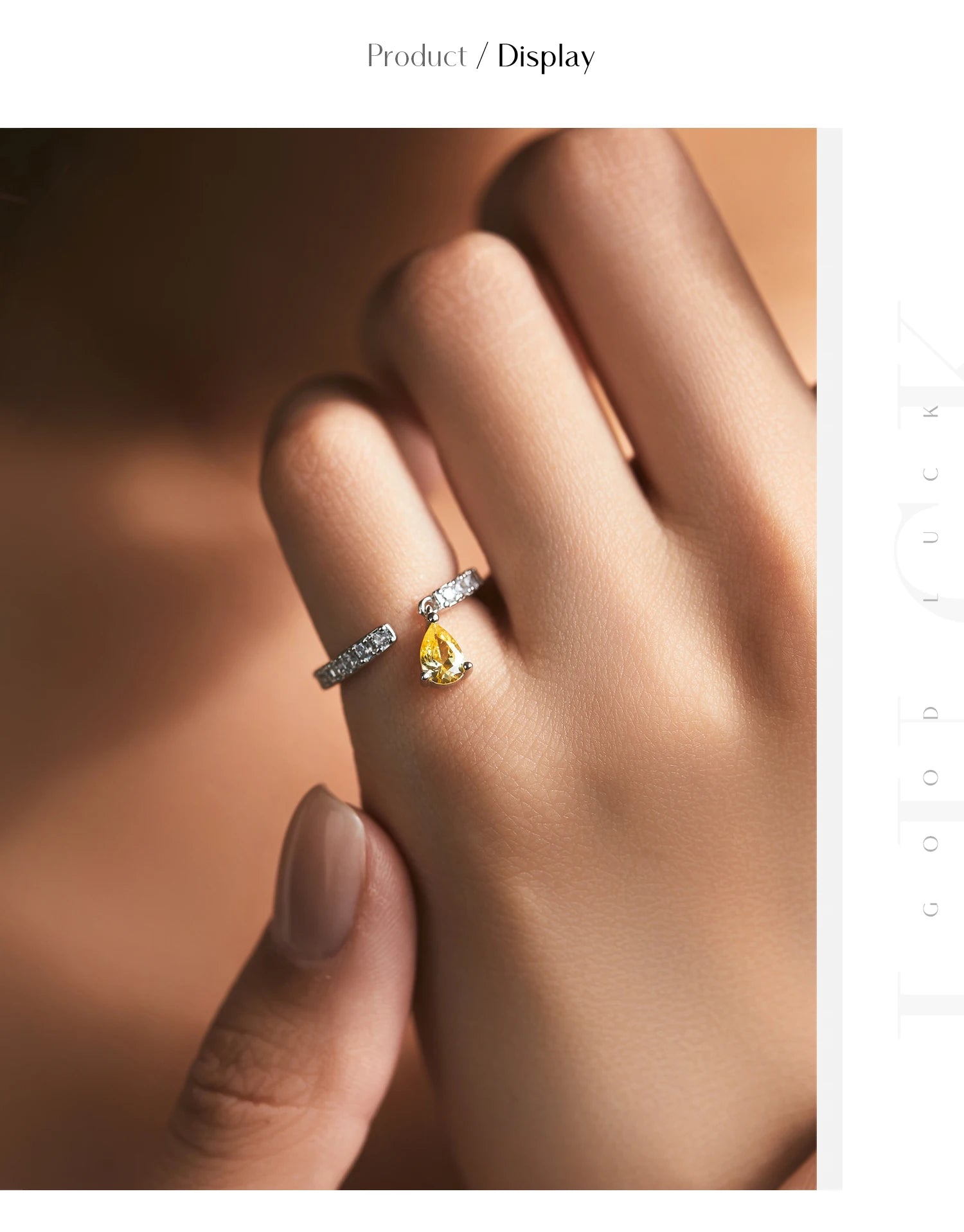 Exquisite Water Drop Ring