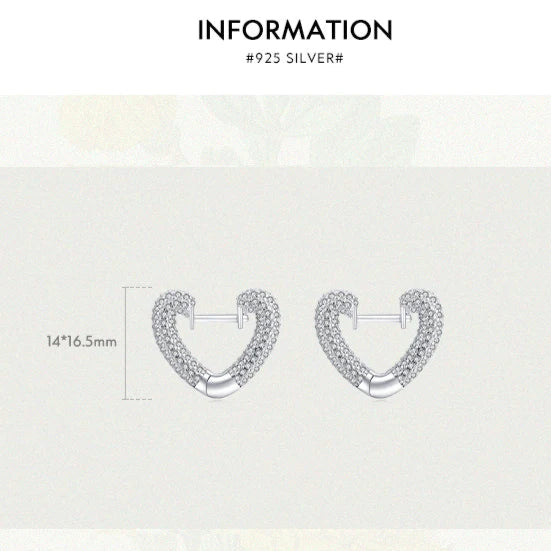 Hearts Ear Buckles