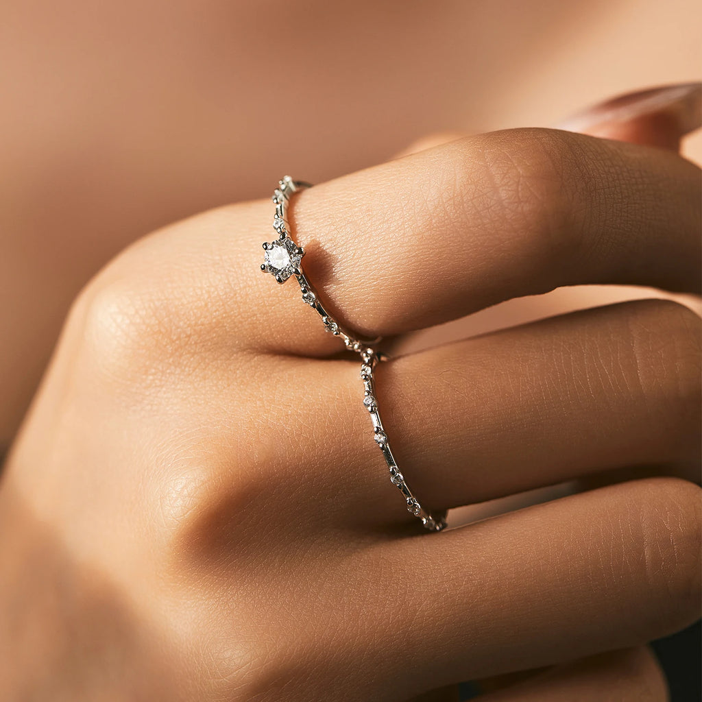 Moissanite Rings