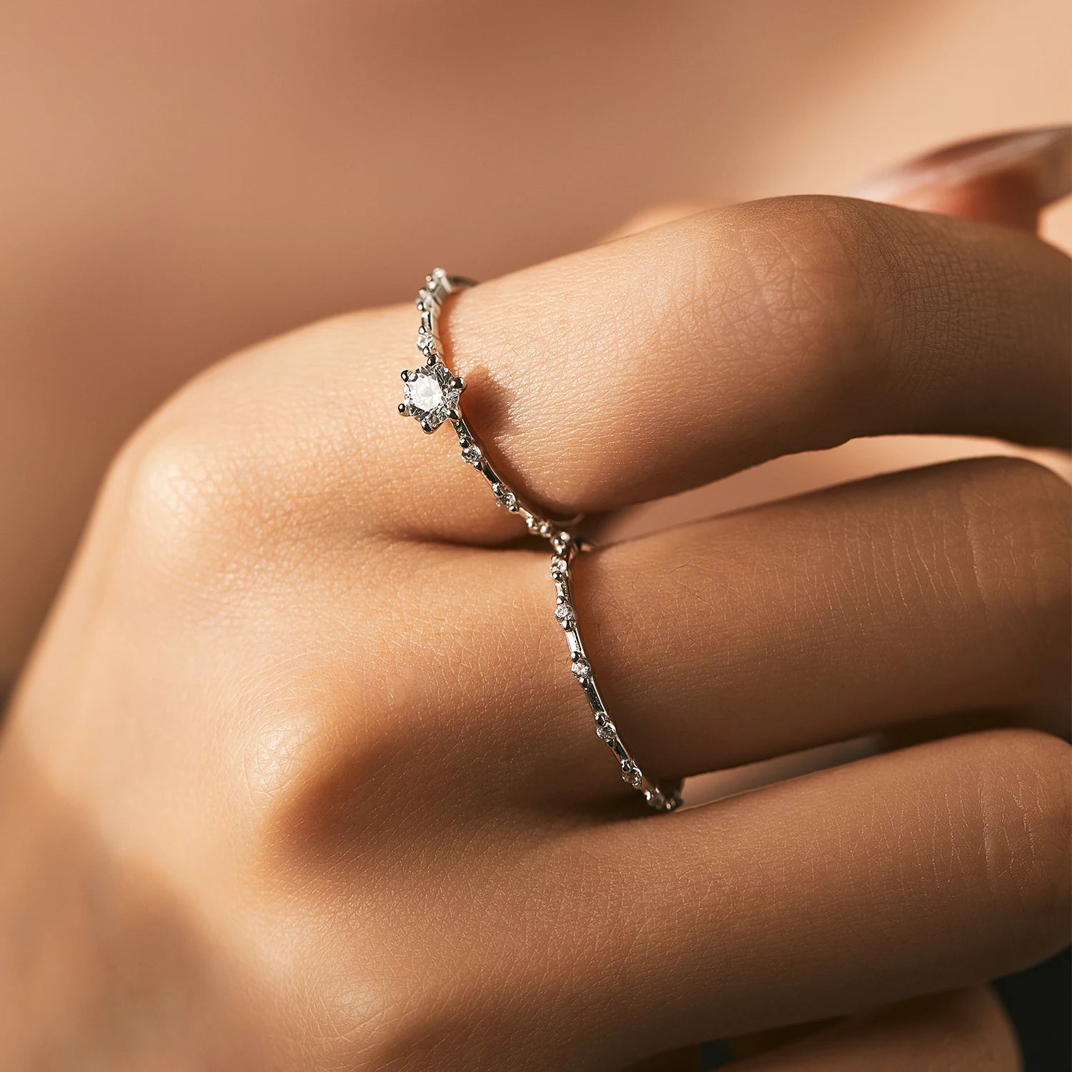 Moissanite Rings