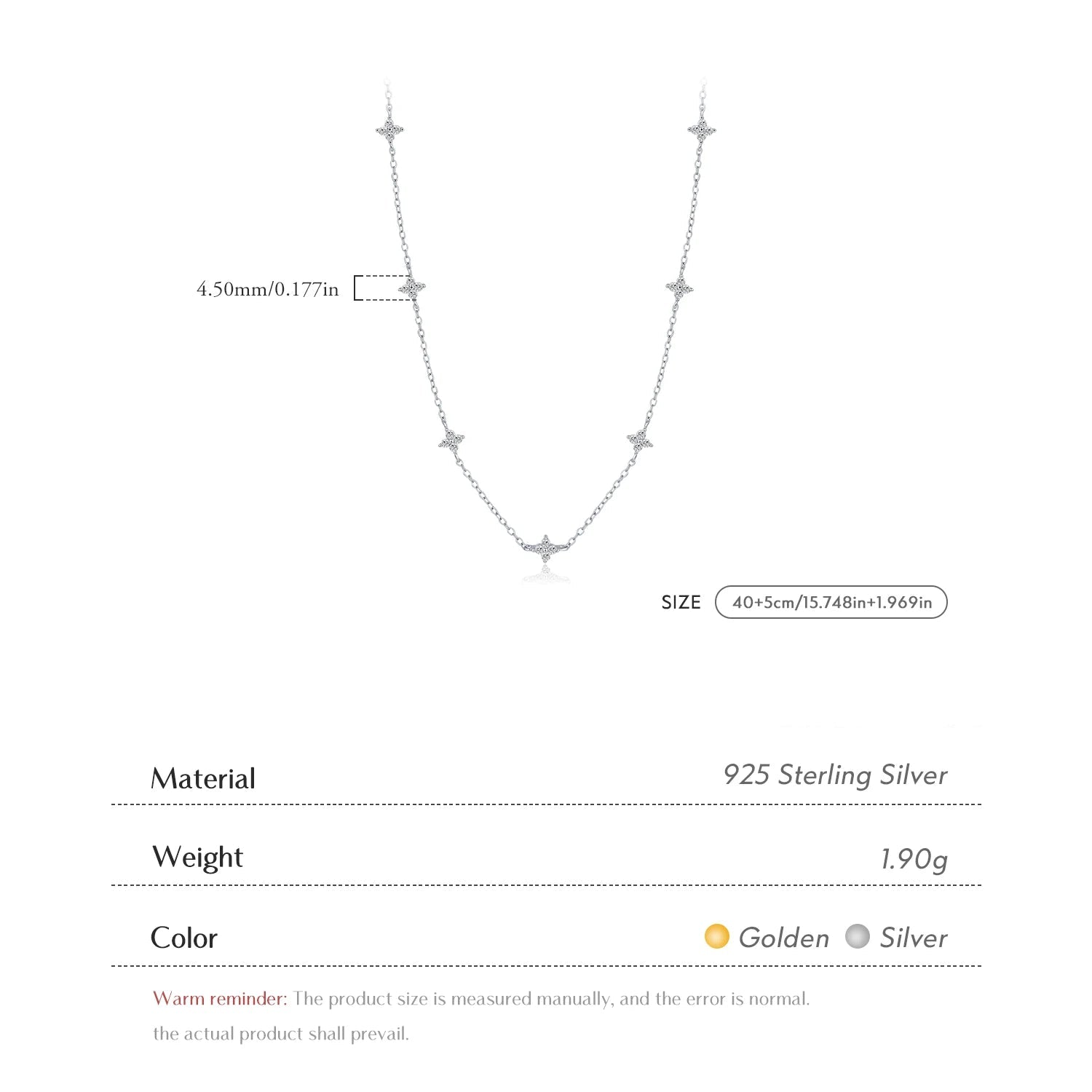 Exquisite Four Leaf Clover Necklace