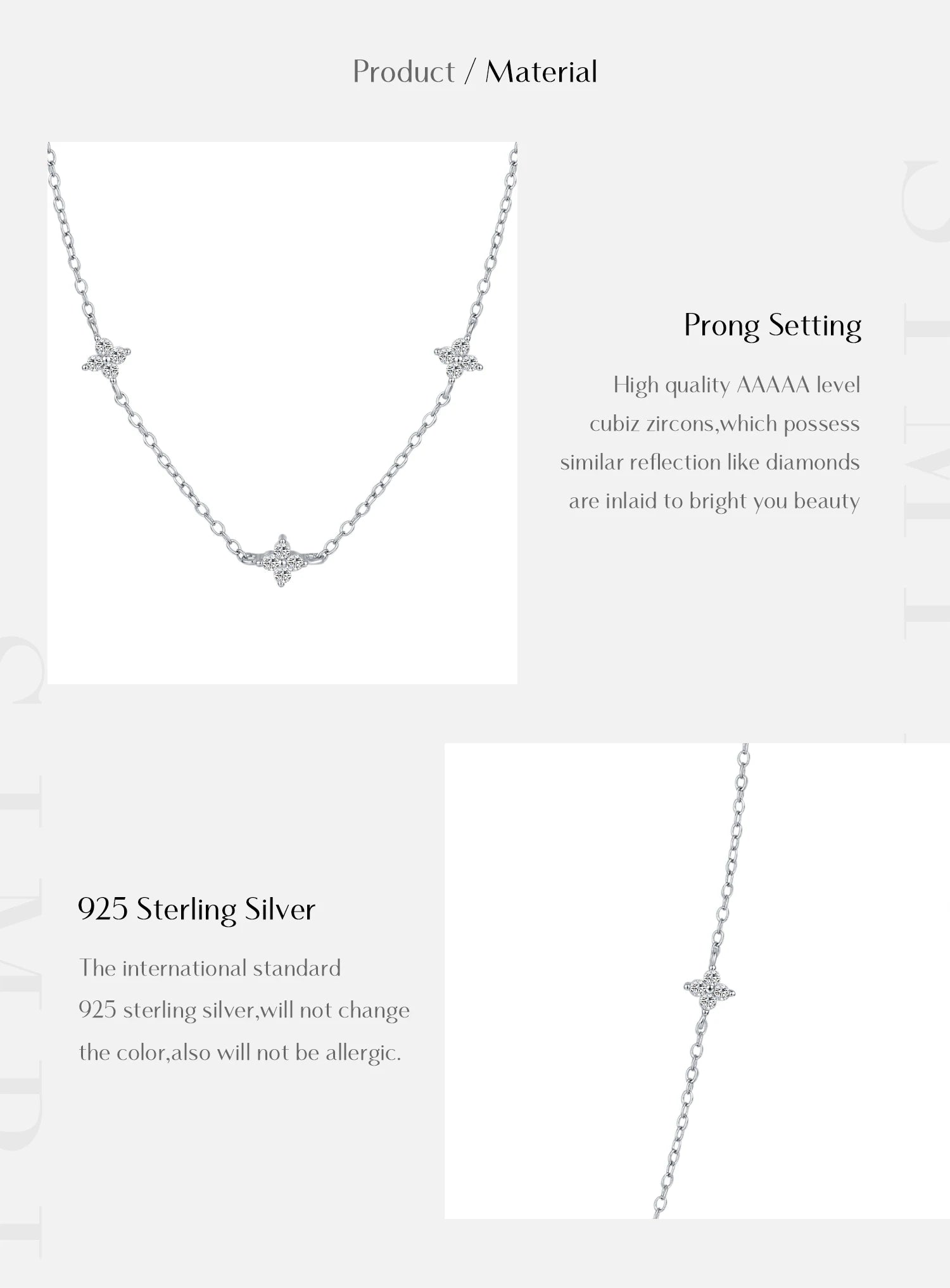 Exquisite Four Leaf Clover Necklace
