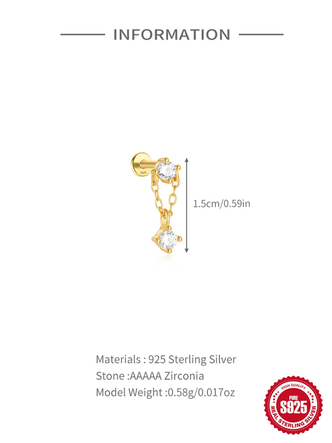 Gold Piercings