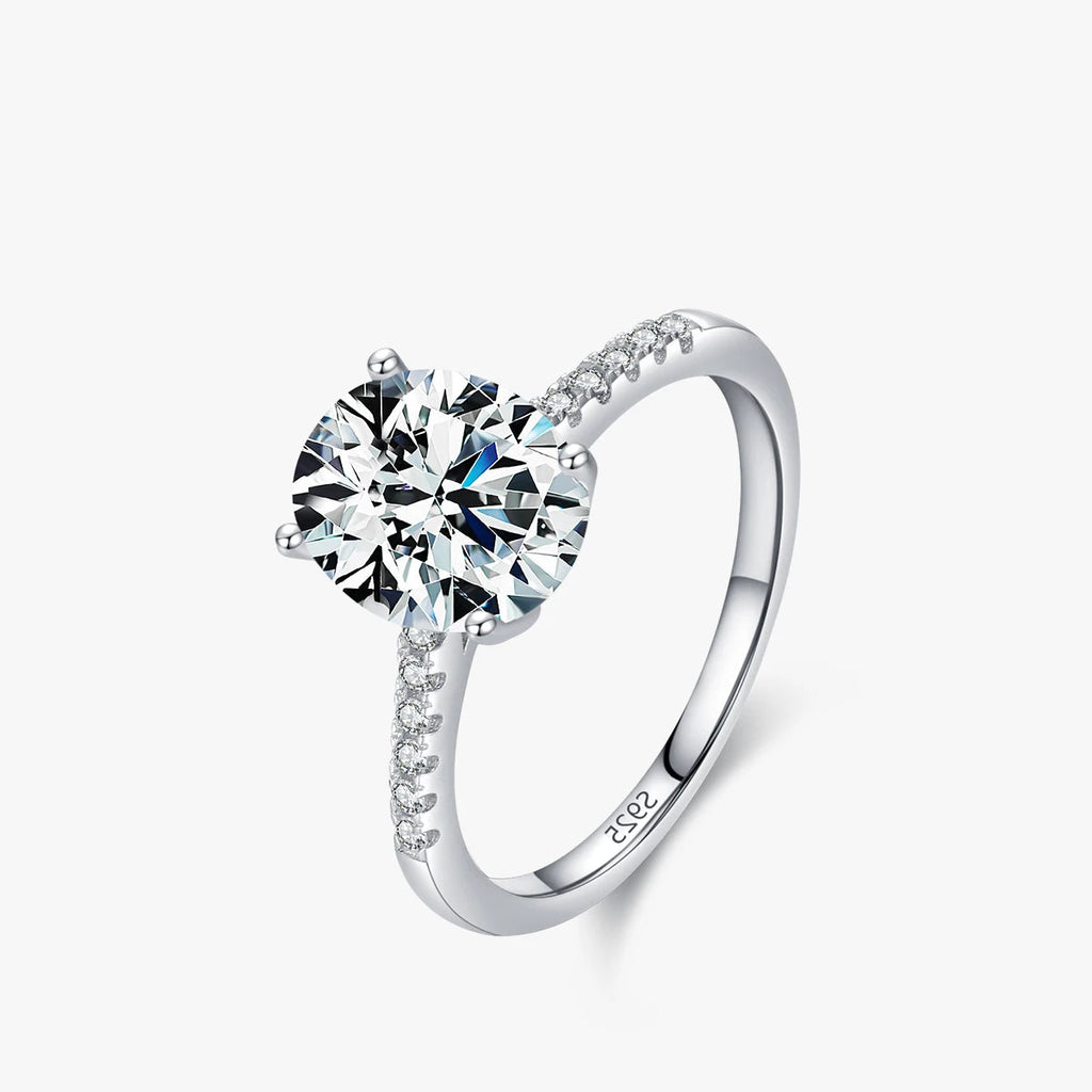 Oval Cut Zircon Ring