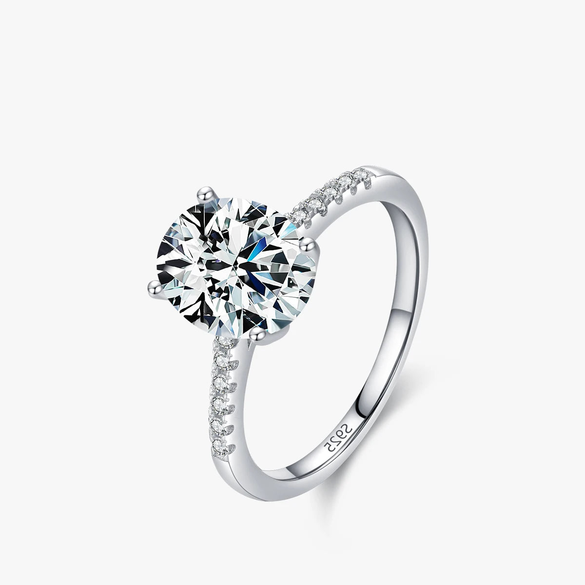 Oval Cut Zircon Ring