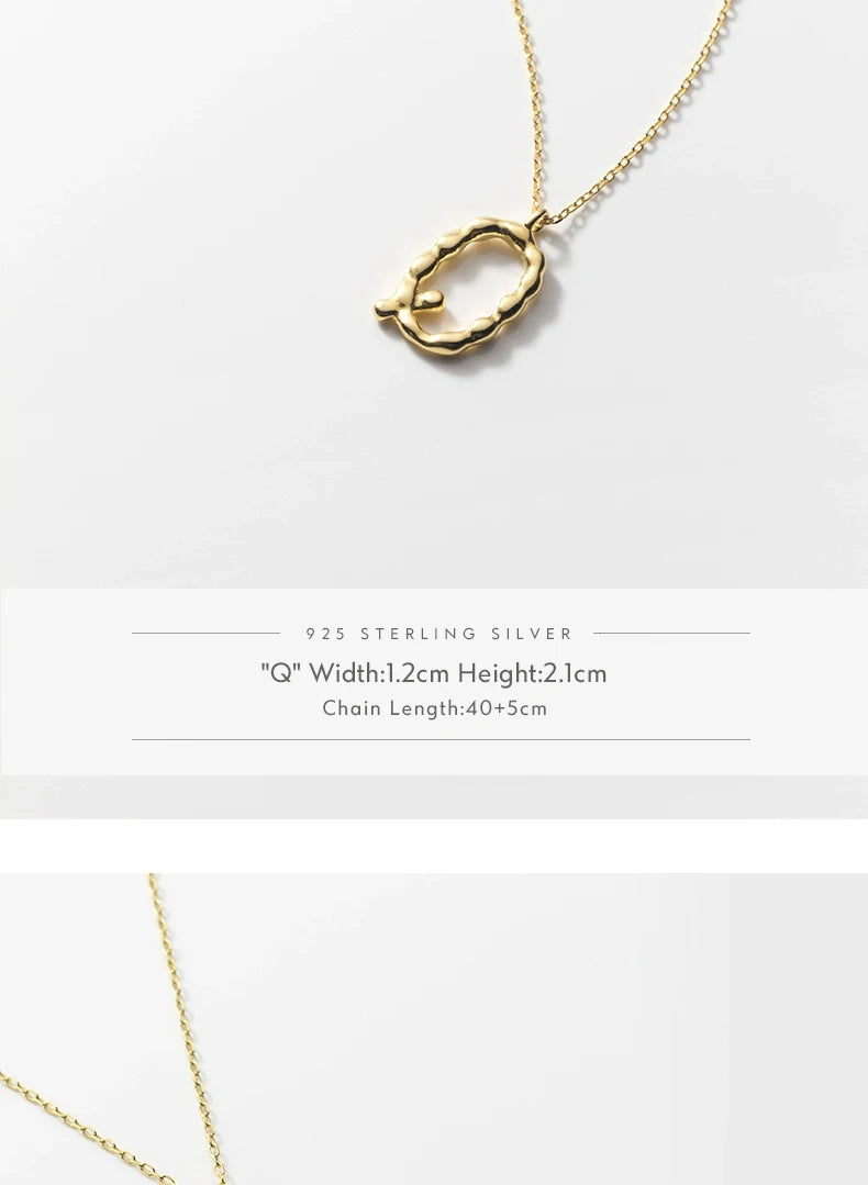 Simple 26 Letters Chain Necklace