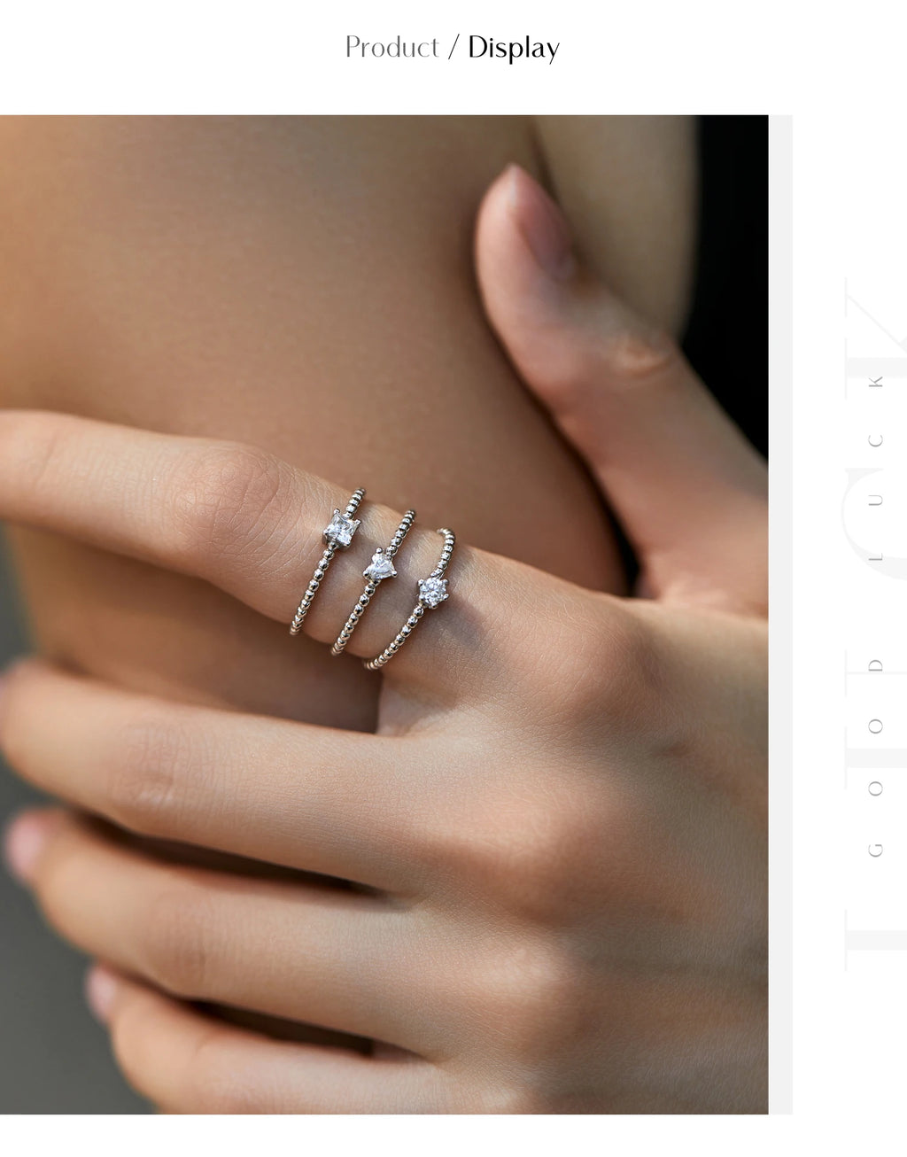 Geometric Shaped Moissanite Ring
