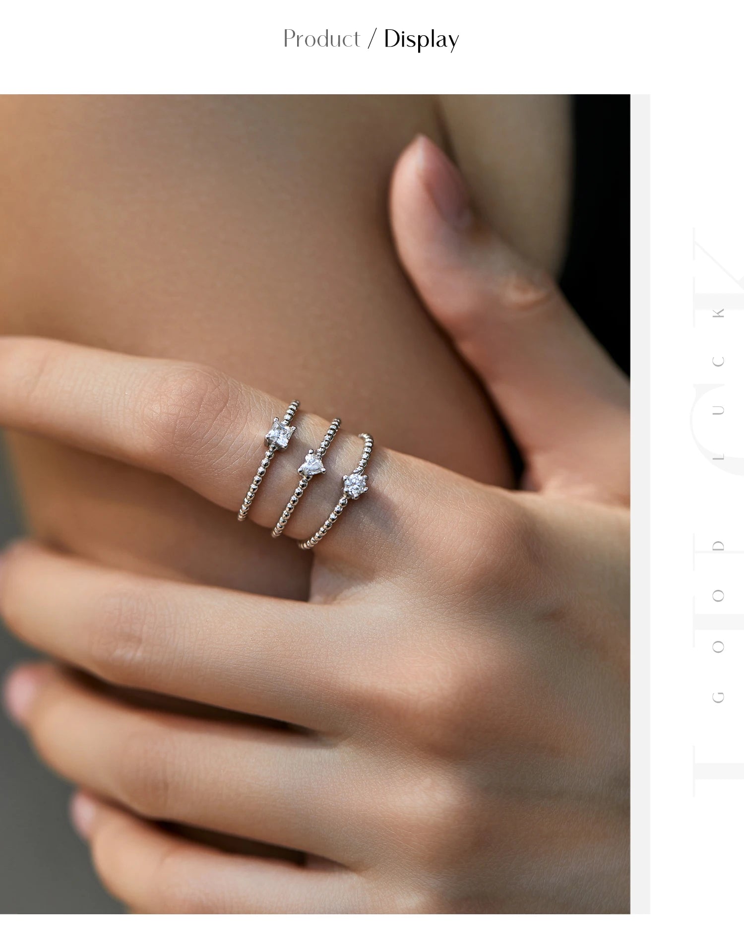 Geometric Shaped Moissanite Ring