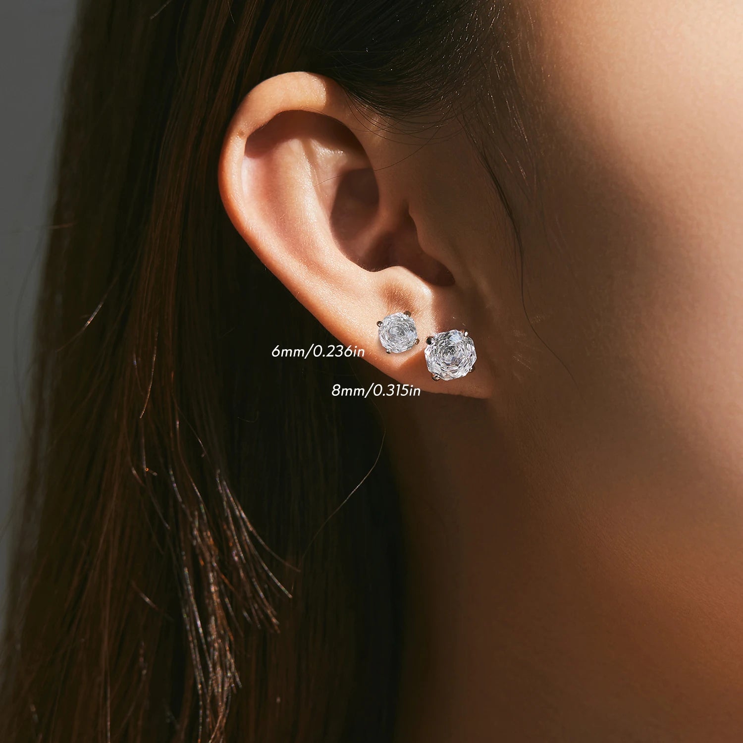 Polygon Multi-Color Rose Cut Cubic Zirconia