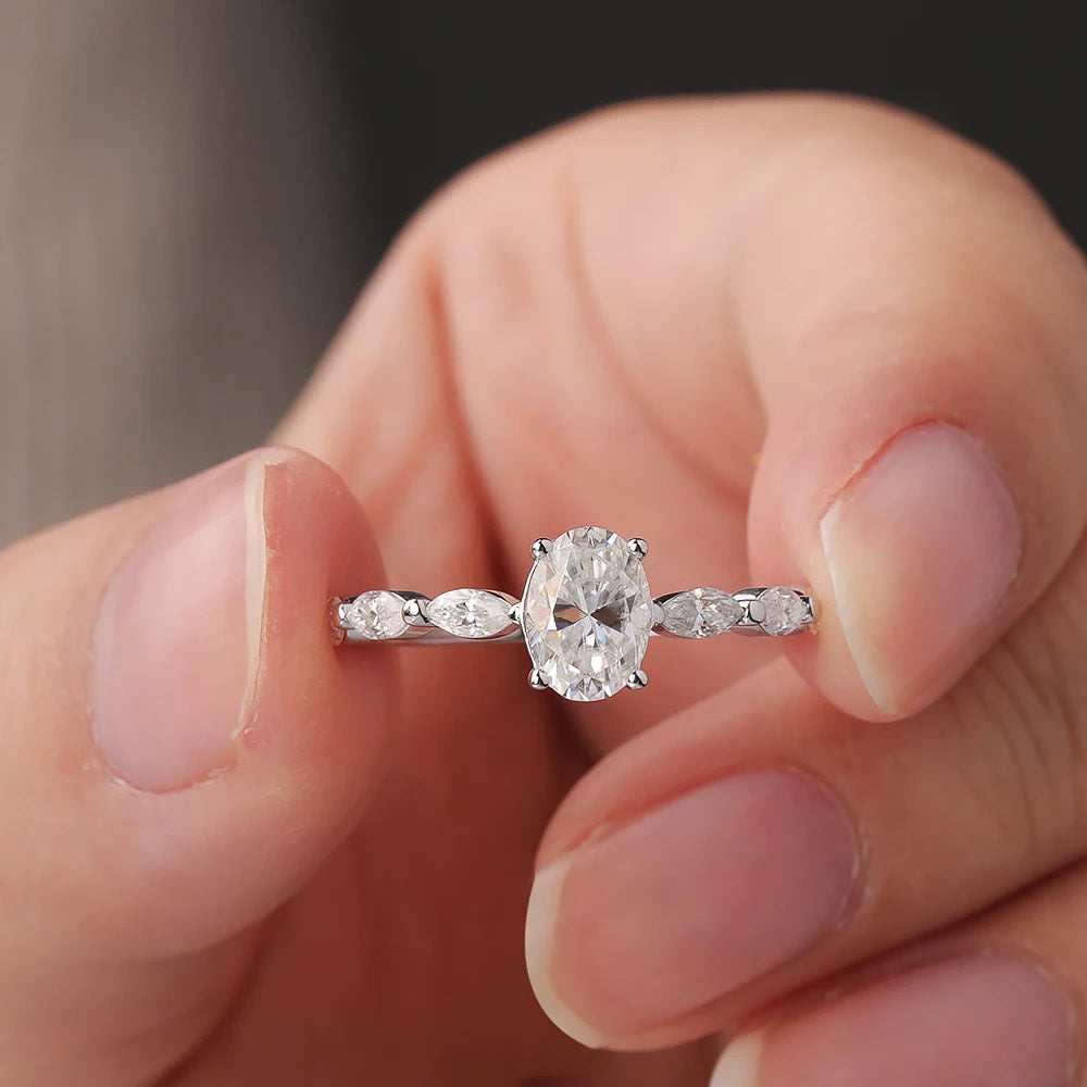 Moissanite Ring - Athena Ring