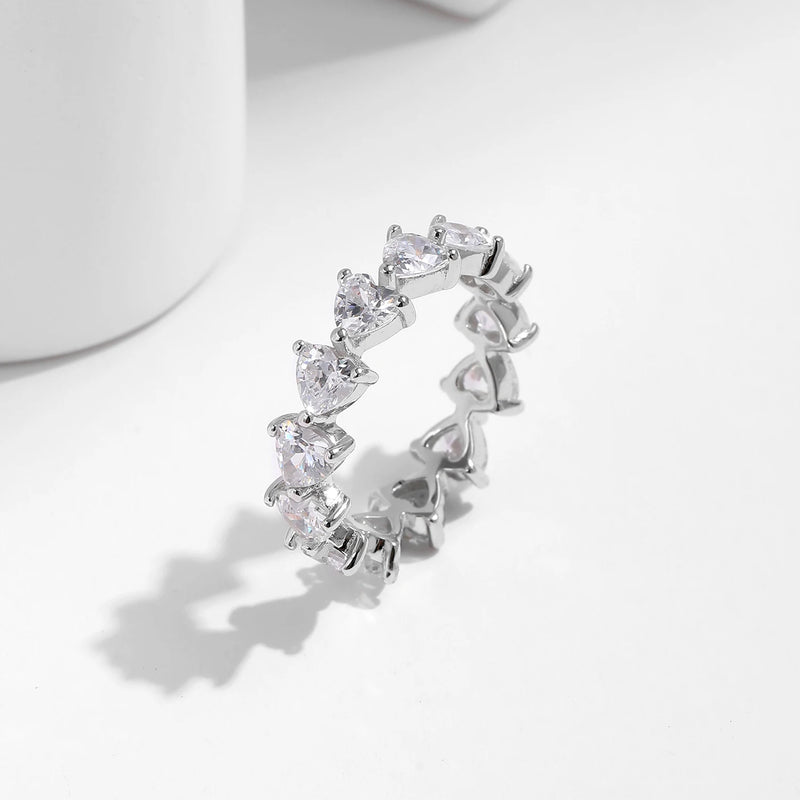Romantic Heart Rings