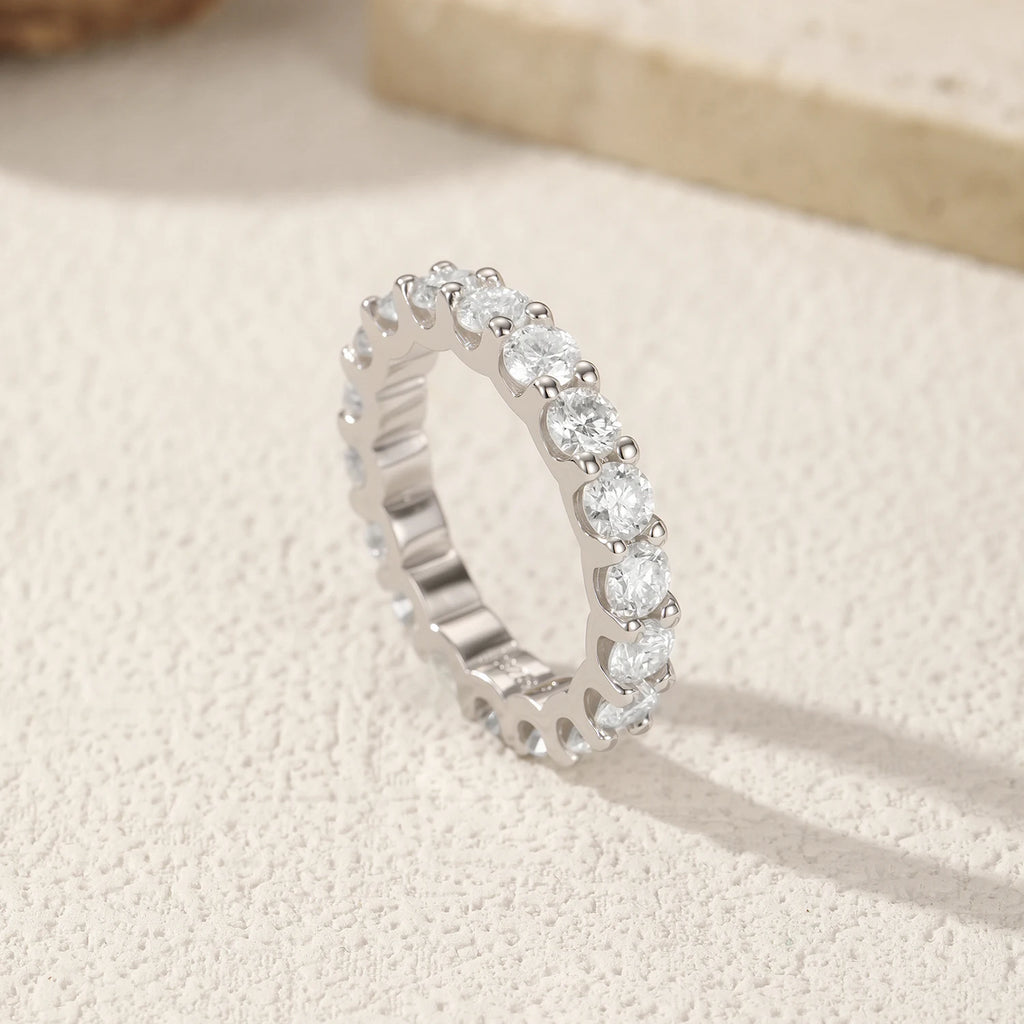 Moissanite Eternity Ring